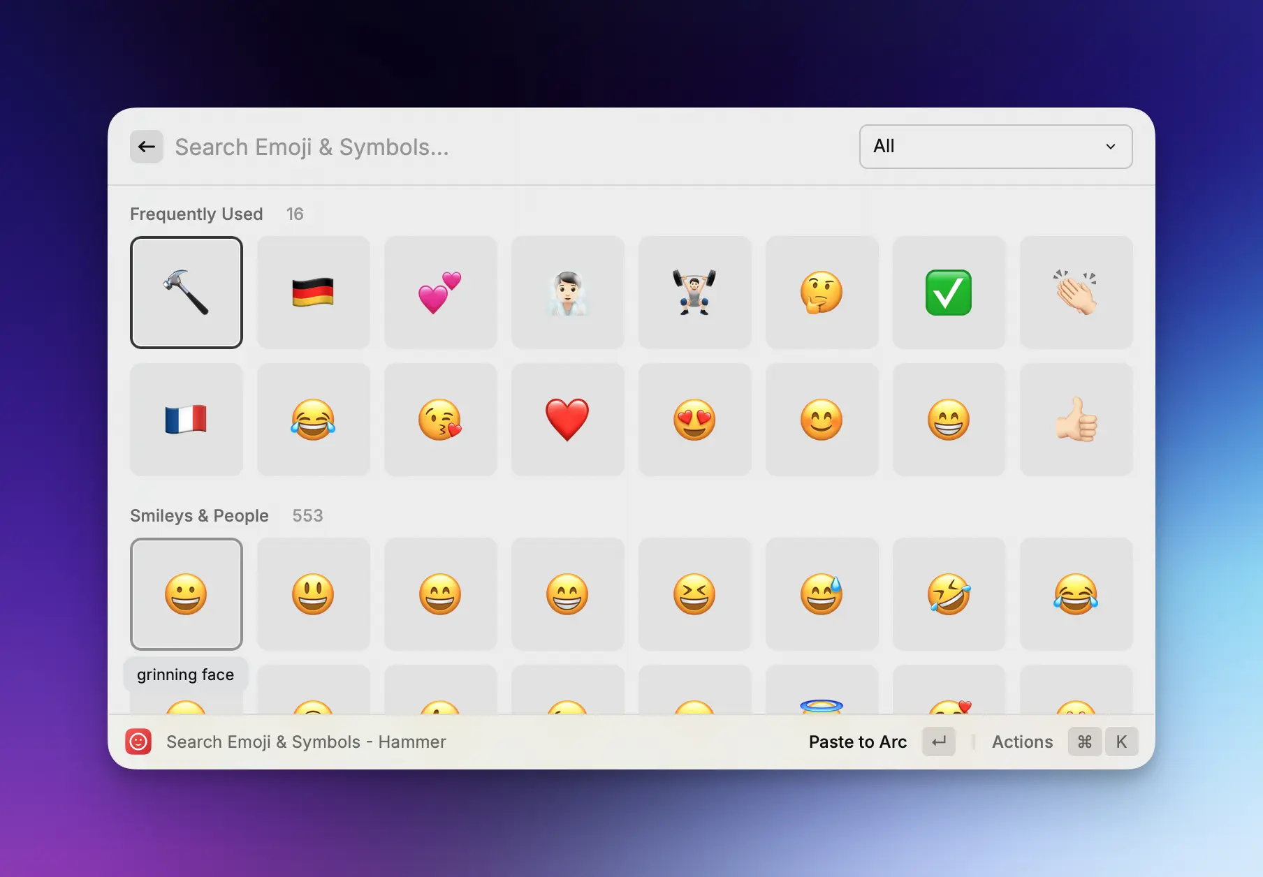 Emoji search